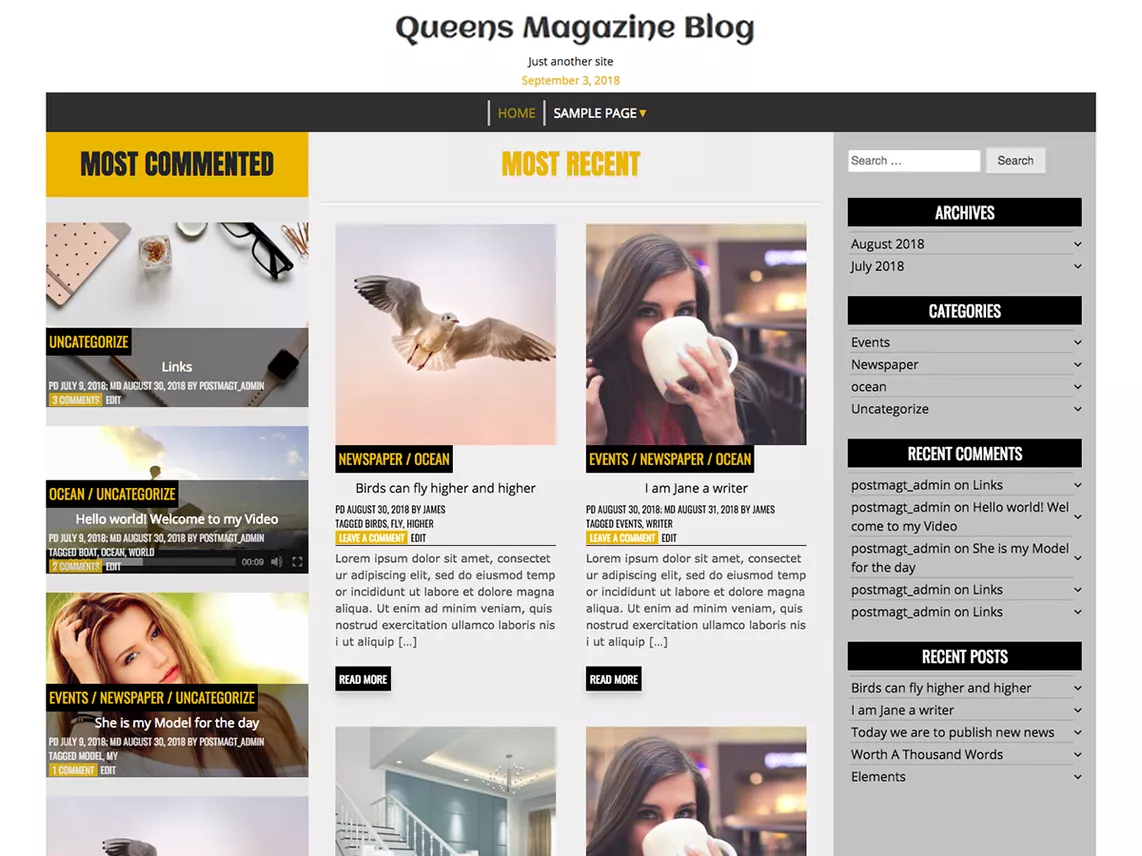 Queens magazine blog