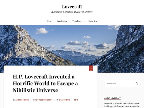lovecraft for blogger and writer