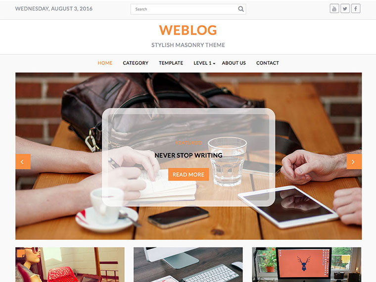 Best Free Blog themes weblog