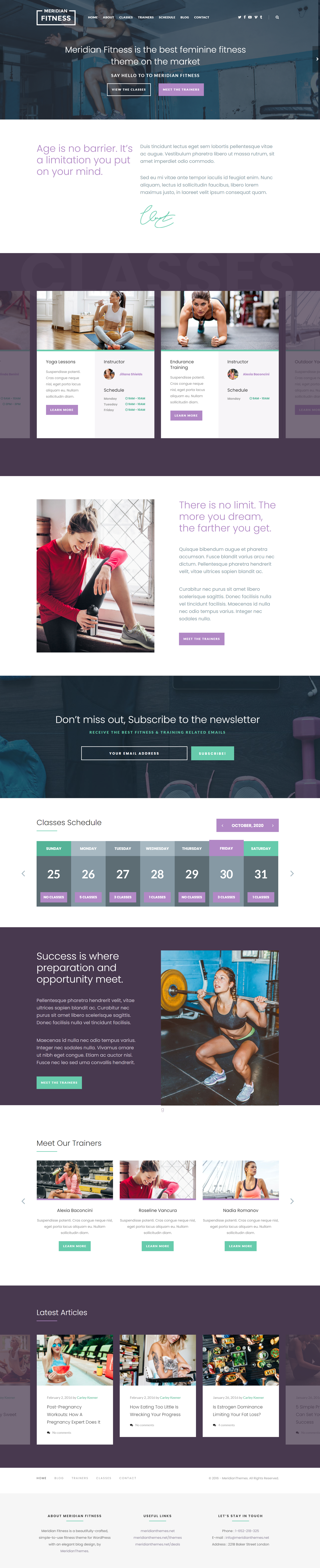 Premium WordPress Fitness Themes