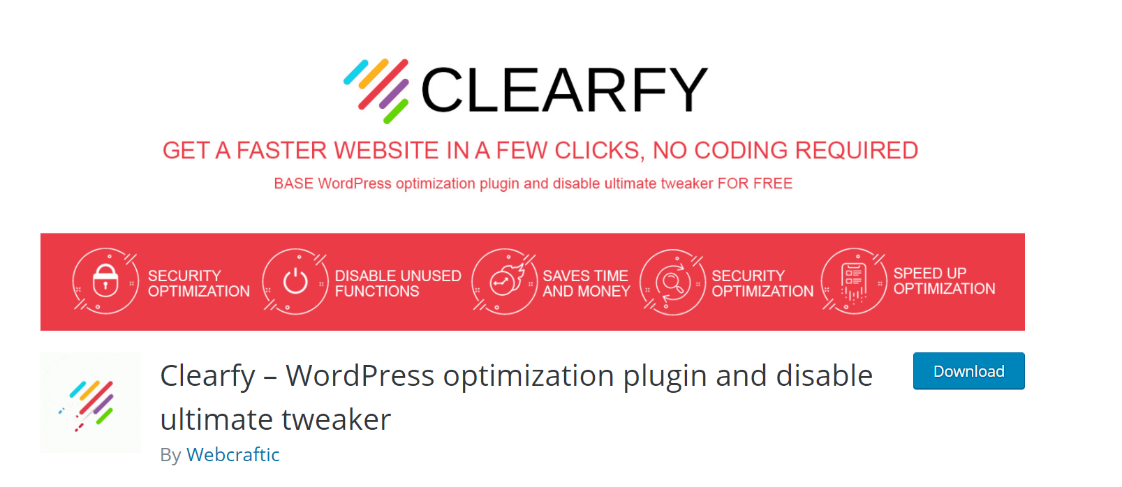 clearfy plugin 