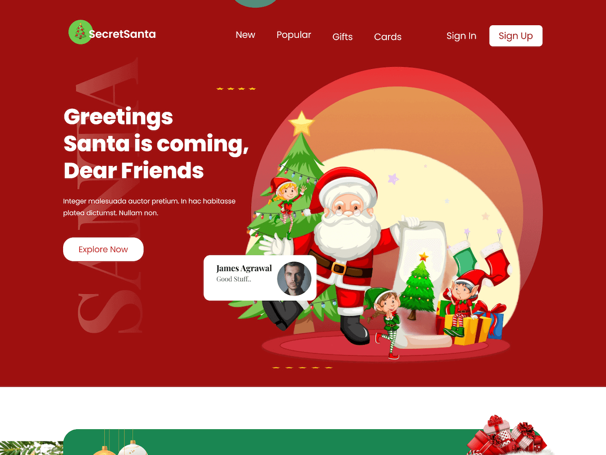 Christmas FSE WordPress Theme