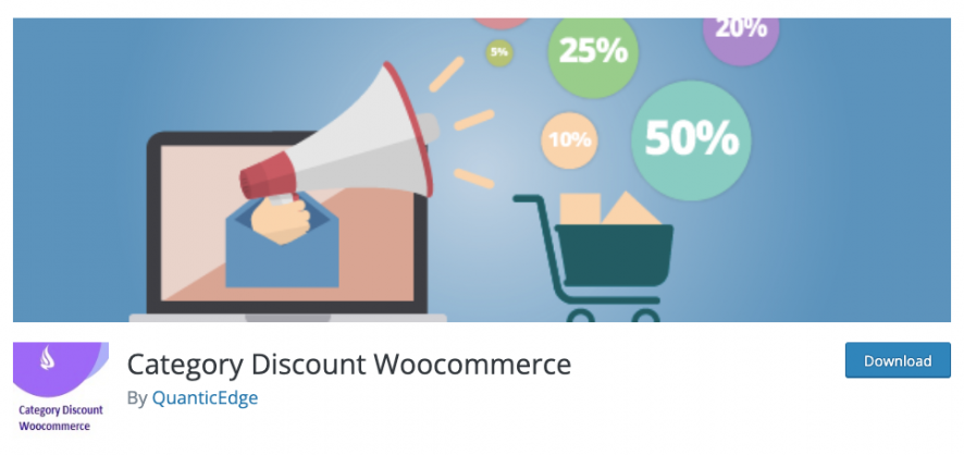 Category Discount wooCommerce
